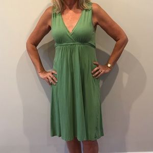 Old Navy Green Empire Dress